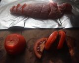 Foto del paso 4 de la receta: Solomillo Haselback con boniato en freidora de aire