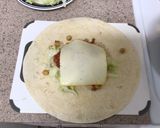 A picture of step 5 of Chickpea Burrito 🌯.