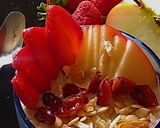 A picture of step 4 of Overnight oats and fruits.