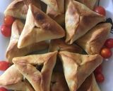 A picture of step 5 of Spinach Fatayer 👍.