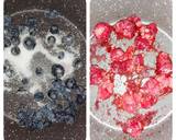 Double berry cheesecake (raspberry+blueberry) recipe step 2 photo