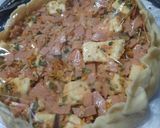 Foto del paso 5 de la receta: Visita inesperada, salva tarta de jamón y queso frizada