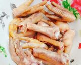 Hình bước làm 1 của món Chân gà dimsum