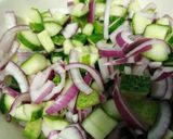 Bajor uborka sali recept fázis 2 fotója