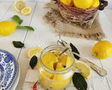 A picture of step 5 of Preserved Lemons.
