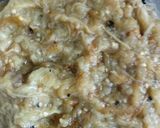 A picture of step 1 of Baingan bharta (brinzal bharta).