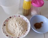 A picture of step 1 of Wheat flour chips.