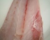 Foto del paso 3 de la receta: Corvina de Cádiz con Crema de Patata al Aceite de Boletus y Verduritas a la Mantequilla