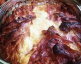 Csirkemell torta sajttal, sonkával, baconnal recept fázis 8 fotója