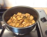 A picture of step 8 of Stew boneless chicken breast with 3 cups sauce.