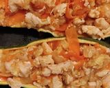 Foto del paso 3 de la receta: Zapallitos Italianos rellenos, en freidora de aire
