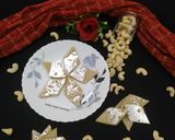 A picture of step 3 of Kaju Katli.