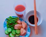 Hình bước làm 1 của món Luộc lộn xộn kkk