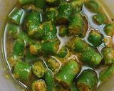 A picture of step 4 of Fresh Mirchi pickle.