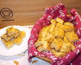Omlós sajtos kocka recept fázis 3 fotója