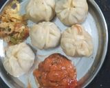 A picture of step 2 of Veg Momos.