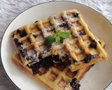 Foto langkah ke 6 dari resep 601. Waffle Choco Banana.