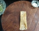 A picture of step 6 of Paneer green peas pockets.