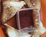 A picture of step 8 of Curd sandwich.