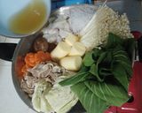 รูปขั้นตอนการทำที่ 3 ของ ชาบูน้ำดำหม้อไฟในกระทะแบบง่ายๆ