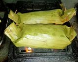 Foto langkah ke 5 dari resep Pepes Ikan asin (gerih) dan jamur tiram.