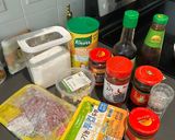 A picture of step 1 of Mapo Tofu Noodles!.