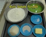 Foto langkah ke 1 dari resep Roti sobek pandan lembut No Mixer 👍.