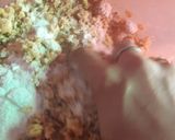 A picture of step 2 of Panjiri ke ladoo.