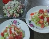 عکس مرحله 2 از دستور سالاد شیرازی خوشمزه ،🥰بادومدل