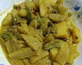 কচি মূলা আলু দিয়ে তরকারি রেসিপির ধাপ 2 ছবি