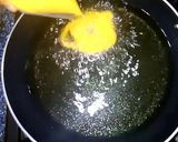 A picture of step 8 of Rava Jalebi.