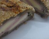 Foto del paso 5 de la receta: 🍆⚽ ¡Berenjol! Berenjena Rellena de Jamón y Queso 🇦🇷🏆