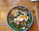 A picture of step 3 of Udon noodle soup.