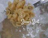 A picture of step 1 of Pesto Orecchiette Pasta.