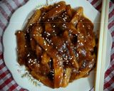 হানি গার্লিক চিলি পটেটো (Honey garlic chilli pateto recipe in Be রেসিপি ধাপ - 6 ছবি