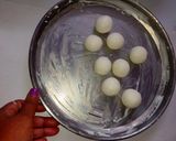 A picture of step 1 of Rasgulla.