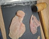Sajtos-tejfölös csirkemell recept fázis 1 fotója