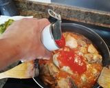 Foto del paso 5 de la receta: Fritada de ñoras verdes con pollo y conejo