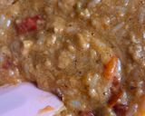 Foto del paso 1 de la receta: Tortilla de guiso de arroz y vegetales del día anterior 😅 otra receta de aprovechamiento 💵