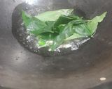 A picture of step 2 of Gawar (Cluster beans) Thecha.