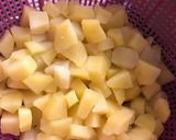 A picture of step 1 of Potato Fritata.