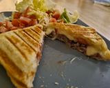Une image de l'étape 5 de Croque-monsieur à la viande hachée et raclette.
