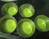 A picture of step 5 of Tiranga Dhokla.