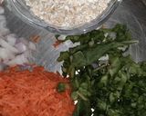 A picture of step 1 of Oats and roasted chana dal pancakes.