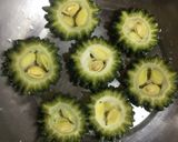A picture of step 2 of Bitter Gourd Fritters.