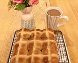 A picture of step 4 of Hot cross buns (direct method).