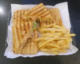 Chicken and vegetables sandwiches mouth watering recipe step 4 photo