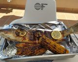 Foto del paso 5 de la receta: Lubina a la brasa con mazorcas