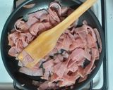 Foto del paso 3 de la receta: Ensalada de espinacas con tocino
