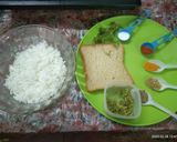 A picture of step 1 of LEFT  OVER. RICE  CUTLET  WITH  AIR FRYER.
